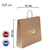 BOLSA DE PAPEL KRAFT AUT FSC - comprar online