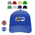 GORRA DE GABARDINA 6 PANELES CON BROCHE METAL - comprar online