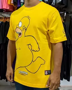 REMERA HOMERO SIMPSON CORRIENDO DESNUDO - LOS SIMPSONS - comprar online