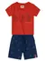 CONJUNTO CAMISETA MEIA MALHA / BERMUDA MOLETINHO - comprar online