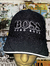 Boné Hugo Boss letreiro tecido fechado preto - Store Brooklin Surf.co