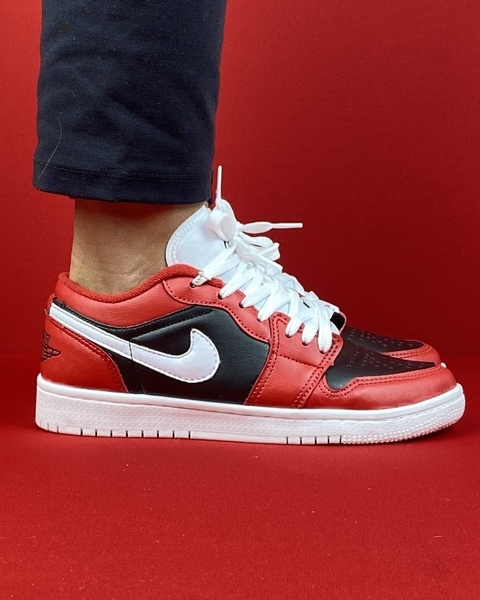Air Jordan Low - VERMELHO/BRANCO