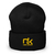 Gorro negro bordado en amarillo (Logotipo)