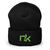 Gorro negro bordado en verde (Icon)