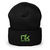 Gorro negro bordado en verde (Logotipo)