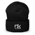 Gorro negro bordado en blanco (Logotipo)