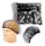 TOUCA CAPILAR NYLON PRETA C/100 UNIDADES - TALGE - comprar online