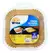 FORRO DE PAPEL ANTIADERENTE QUADRADO AIR FRYER (16CM x 4,5CM) - WYDA - comprar online