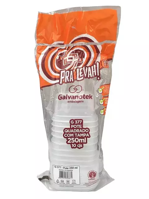 POTE 250ML PARA BOLO (G377) - GALVANOTEK - comprar online