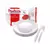KIT CHURRASCO 10 UNIDADES BRANCO - PRAFESTA - comprar online