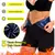 Calça Tipo Sauna Esportiva para Outdoor para Mulheres, Shorts Modeladores de Cintura de Alta Posição