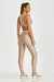Conjunto Top e Legging Atlanta Com Elastico Bege Caju Brasil - comprar online