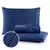 Jogo de Lençol 03 Peças 400 Fios Cama Casal Queen Micropercal Ponto Palito - comprar online