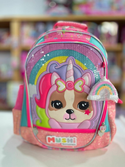 Mochila Espalda 18" Cresko Mushi Simones