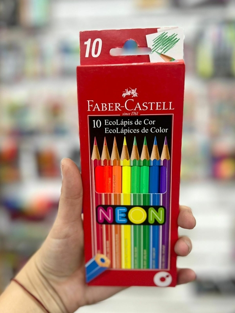 Eco Lapices Neon Faber Castell x10