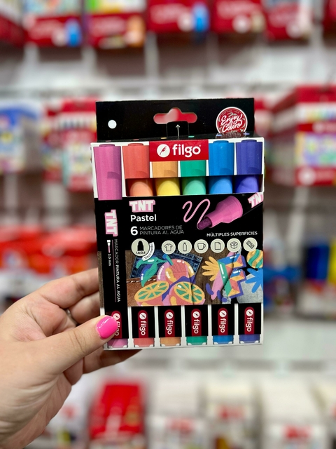 MARCADORES FILGO DE PINTURA AL AGUA TNT PASTEL