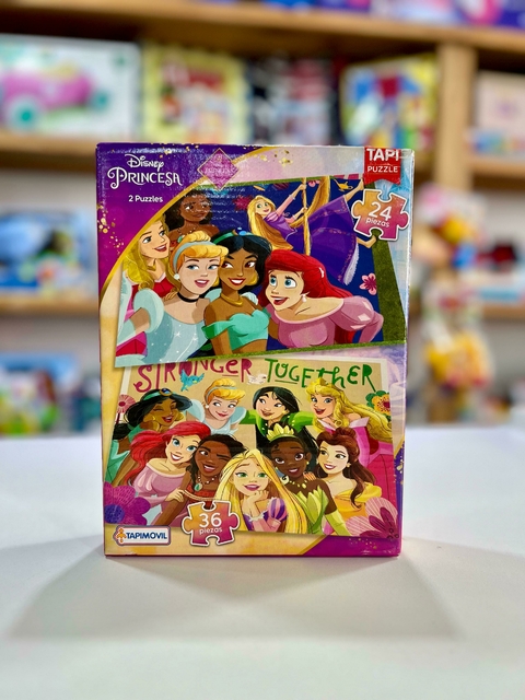 Rompecabezas Disney Princesas x2 24 Y 36 Pcs