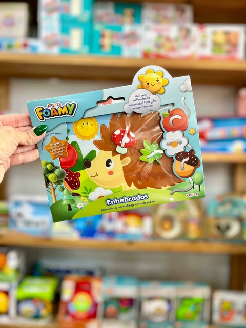 Juego Didactico Para Enhebrar