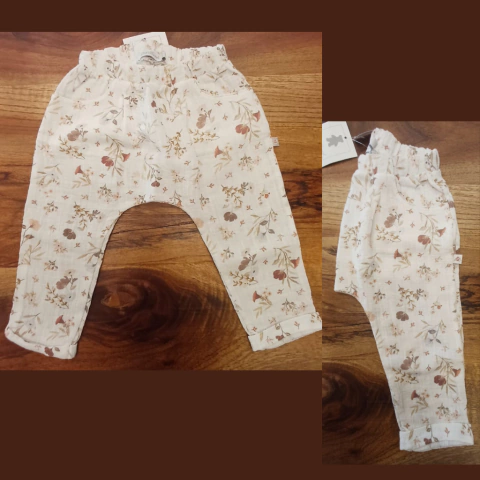 Pantalon Gasa Florcitas