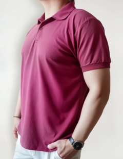 Camisa Polo Symbol Piquet - Cor Bordô na internet