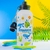 Squeeze Branca com tampa preto Personalizada