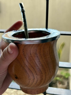 MATE JUJEÑO ALGARROBO CINCELADO - comprar online