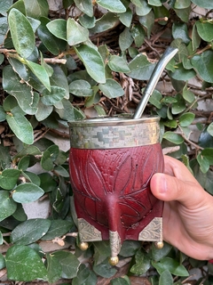 MATE IMPERIAL CON PATITAS ALPACA