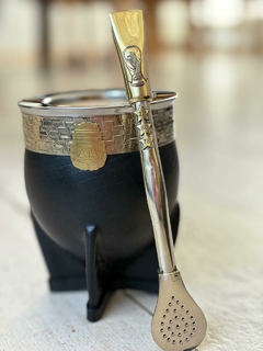 MATE IMPERIAL AFA CALABAZA + BOMBILLON AFA - MATUIDI.