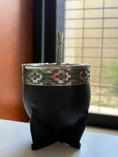 MATE IMPERIAL NEGRO CINCELADO en internet