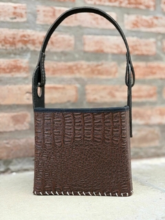 MATERA CROCO MARRON - MATUIDI.
