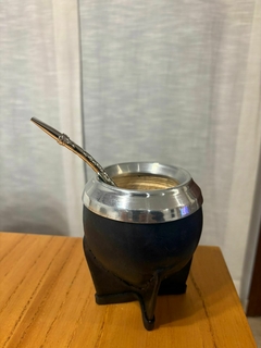 MATE TORPEDO NEGRO VIROLA LISA - comprar online