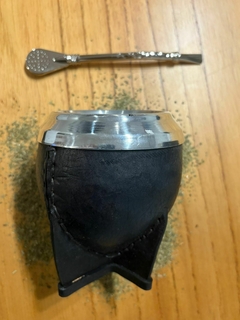 MATE TORPEDO NEGRO VIROLA LISA en internet