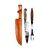 Juego de Asador: Cuchillo y Tenedor (25 cm, Acero Inoxidable 440)