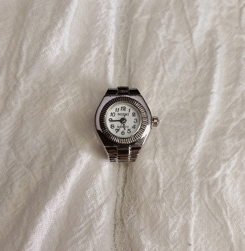 ANILLO EL TIEMPO BLANCO