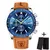 Imagem do Relógio Masculino Luxo, pulseira de silicone, a prova d'água