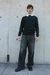 Sweater Negro liso Redondo - Luxury drift