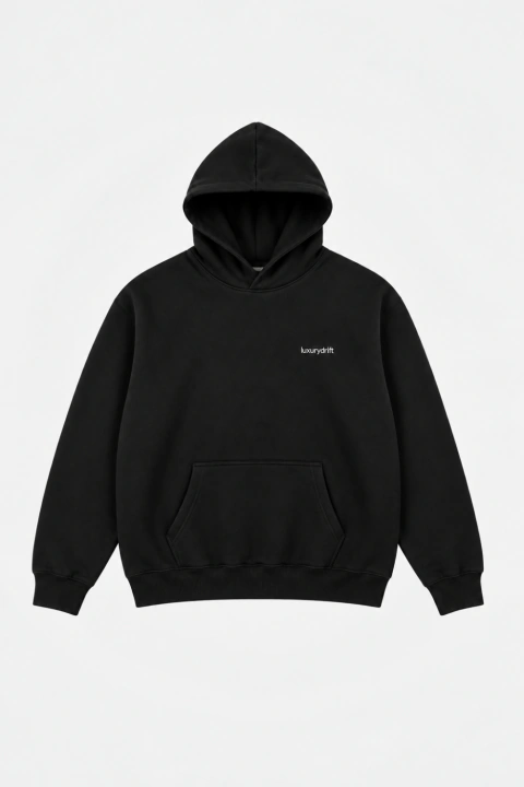 The simple hoodie black