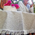 Mantel de Caída en Cuerina Texturada y Flecos • Redondo - comprar online