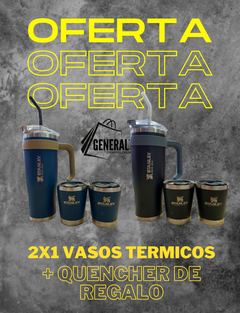 2x1 VASOS TERMICOS + VASO QUENCHER STANLEY DE REGALO - comprar online