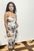 Vestido Paloma Tule Psicodélico Preto - comprar online