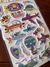 Cartela De Adesivos C/ Glitter Decorativo Em EVA Interponte - comprar online