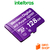 Cartão Micro‑SD Intelbras 128 GB WD Purple para CFTV e Câmeras Veiculares Classe 10 com Health Monitor