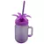 Caneca Mason Jar com Tampa e Canudo