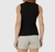 Regata Básica Feminina Gola Alta Canelada de Viscose Malwee - comprar online