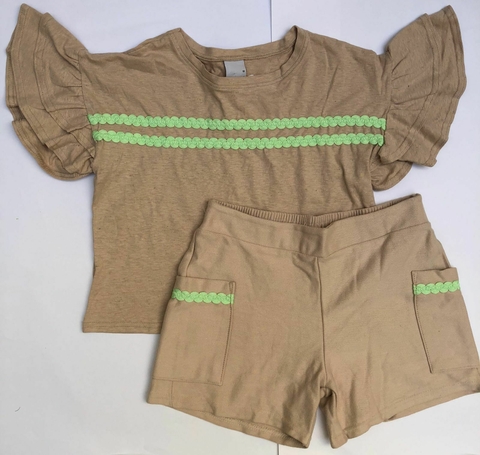 Conjunto Blusa/Shorts Infantil Malwee Kids