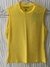 Regata Básica Feminina Long Cropped Em Malha Canelada De Viscose - LILIA DONATONI