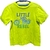 Playera verde fosforescente 4 años