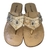 Sandalias beige con pedrería 25mx - comprar en línea