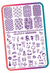 Placa Acrílica para Stamping - Marca H la Cosedora - 10 x 15 cm. - tienda en línea