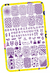 Placa Acrílica para Stamping - Marca H la Cosedora - 10 x 15 cm. - RUMI Store